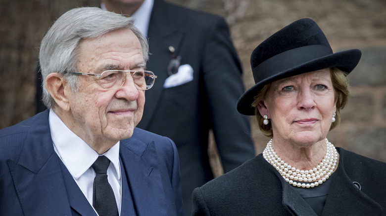 constantine ii and his wife
