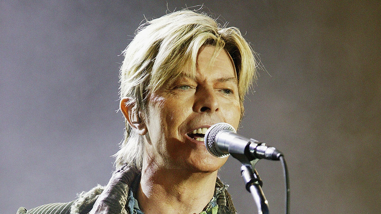 David Bowie on stage