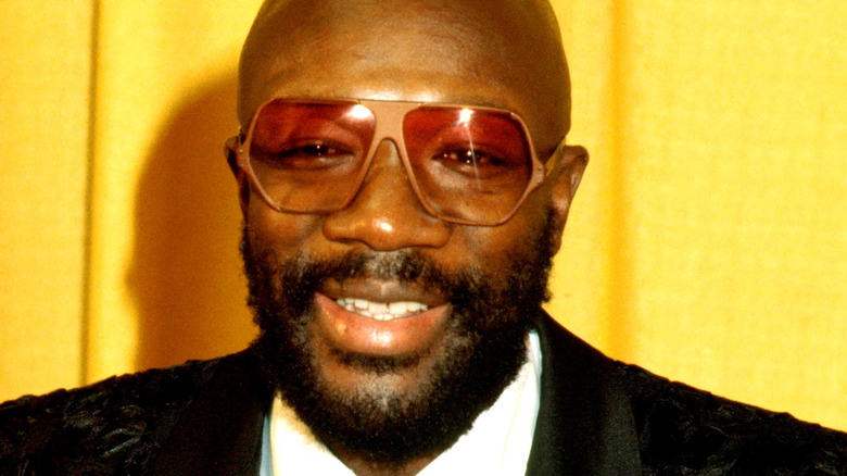 Isaac Hayes close up