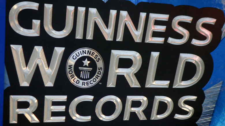 Guinness world records sign