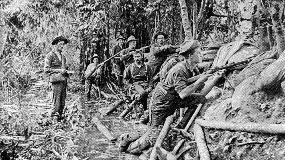 U.S. soldiers fighting in Manila
