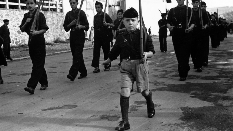 Blackshirt youth in Spain
