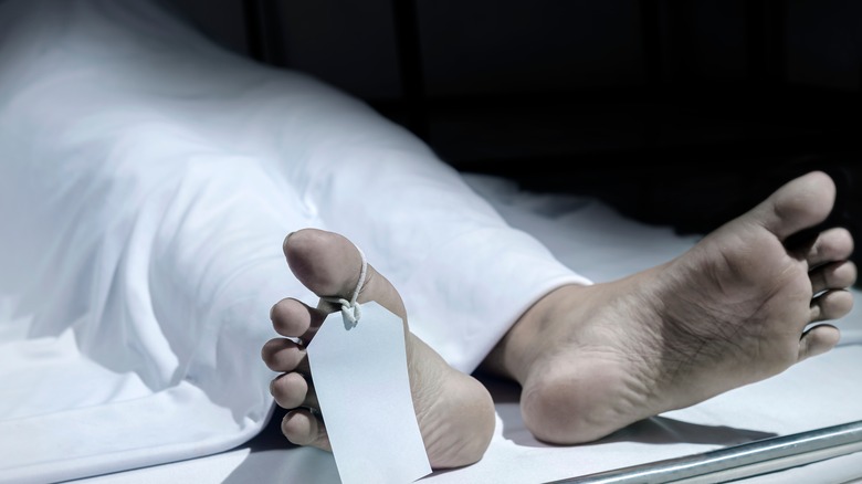 Toe-tagged morgue body