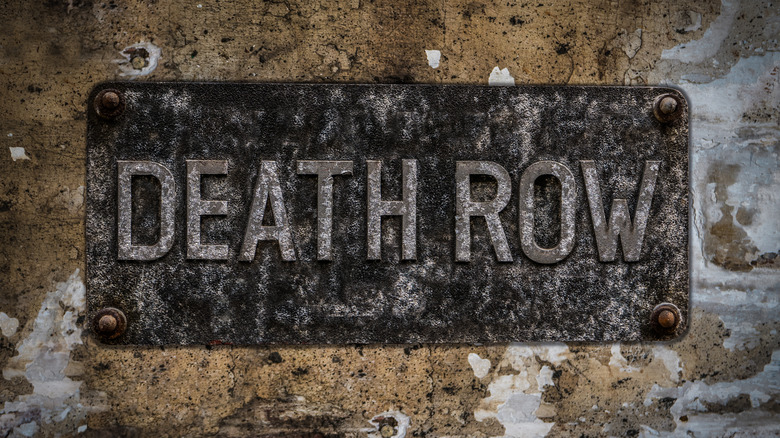 death row sign