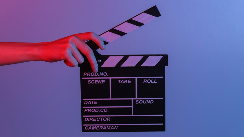 Clap board for film making