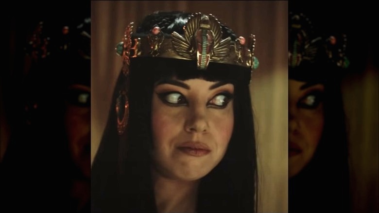 Aubrey Plaza looking to side