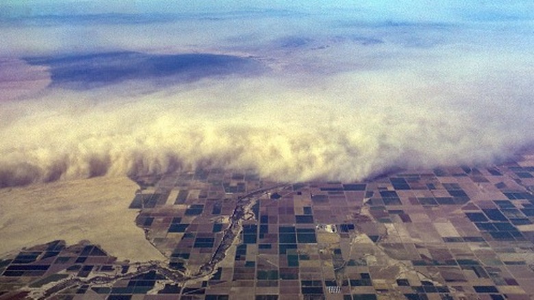 California dust storm