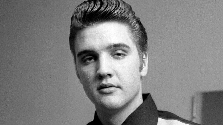 Elvis Presley smiling