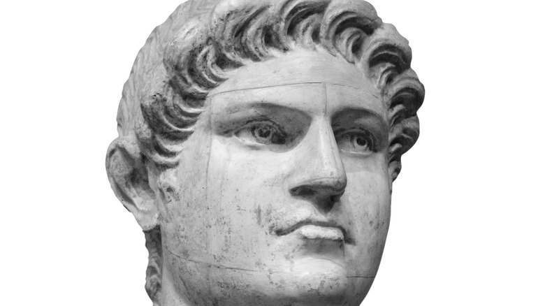 Sculpture of Emperor Nero's head