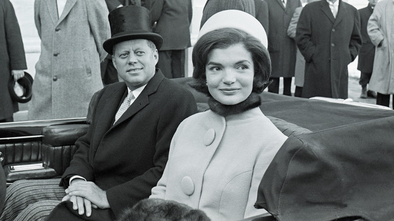Jackie Kennedy and JFK before inauguration