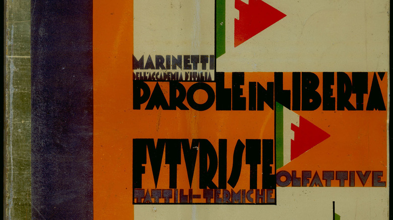 Painting by Futurism founder Marinetti