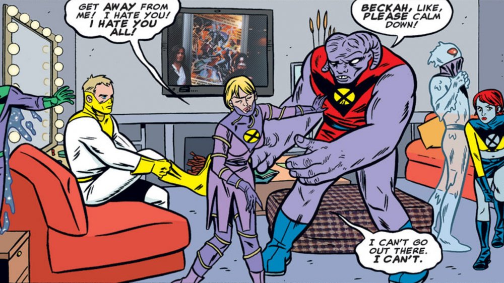 Gin Genie's extremely likeable character being introduced in X-Force #116