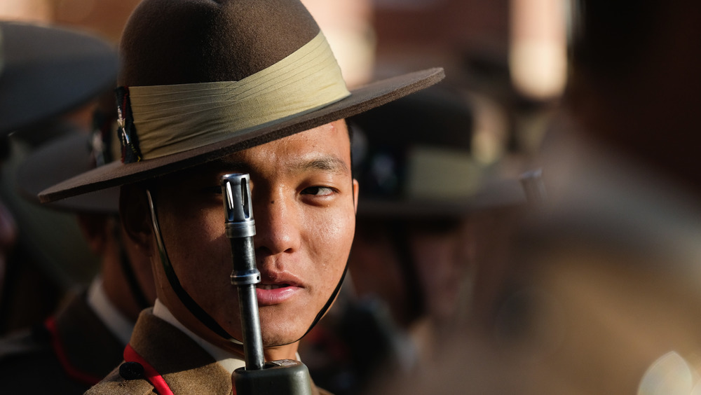 A Gurkha soldier