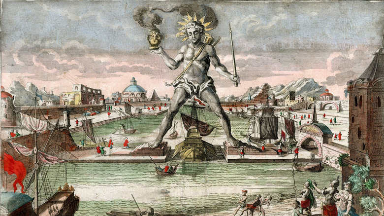 Illustration of Colossus of Rhodes