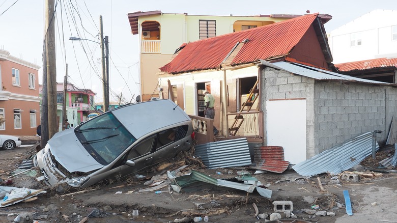 damage from hurricane Maria