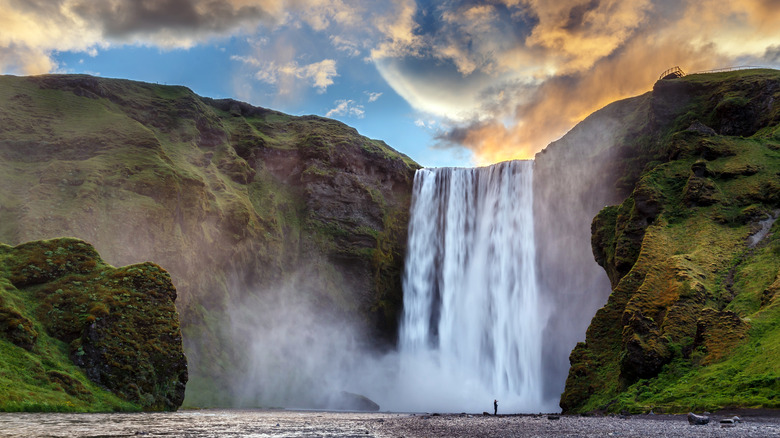 waterfall in Iceland