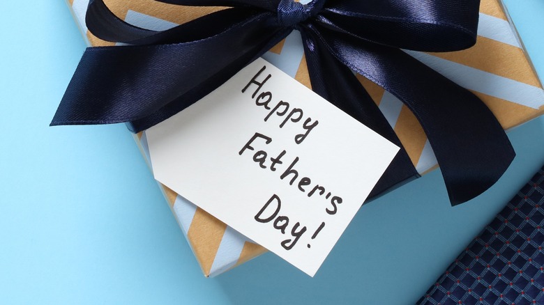 Gift with Father's Day card