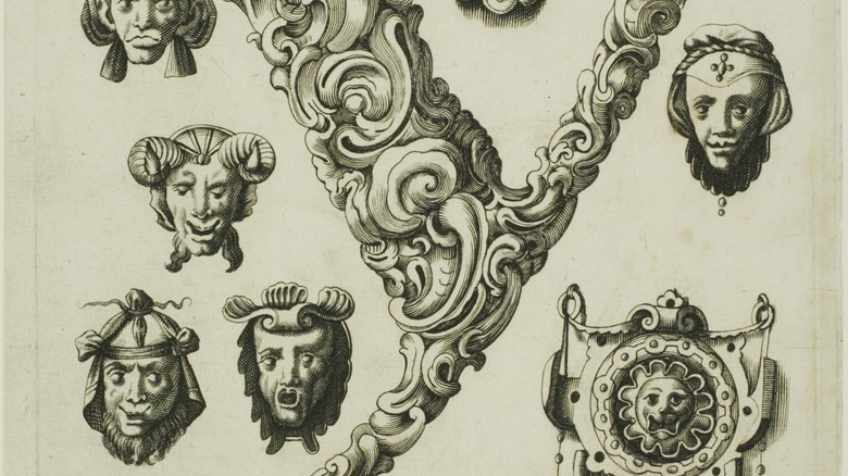 a florid medieval depiction of Y