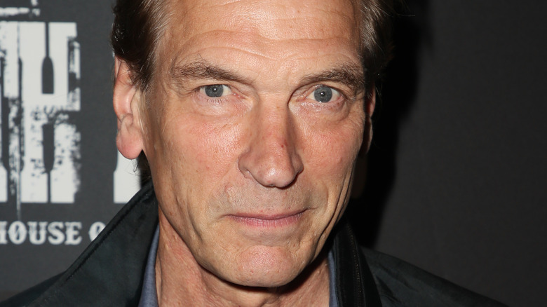 Julian Sands staring ahead
