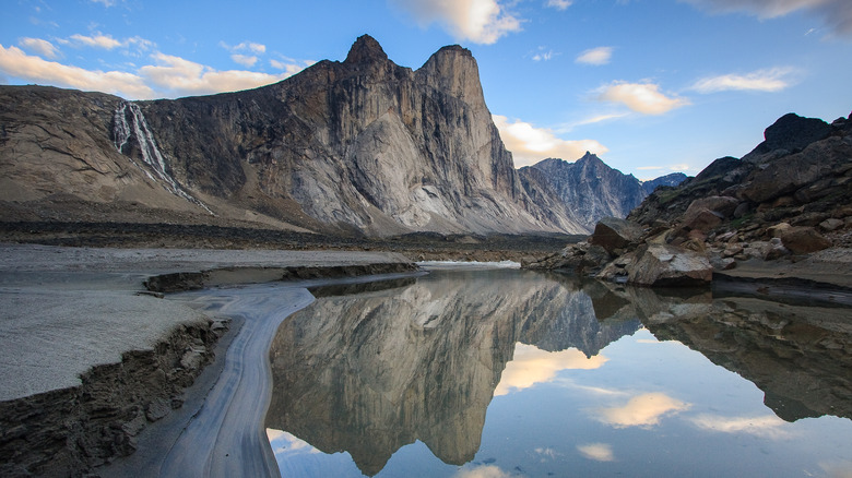 Canada landscape view of Mount Thor