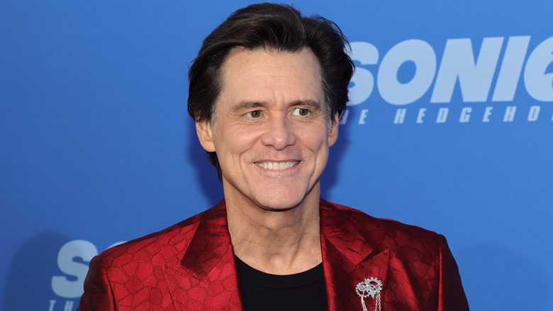 Jim Carrey smiling