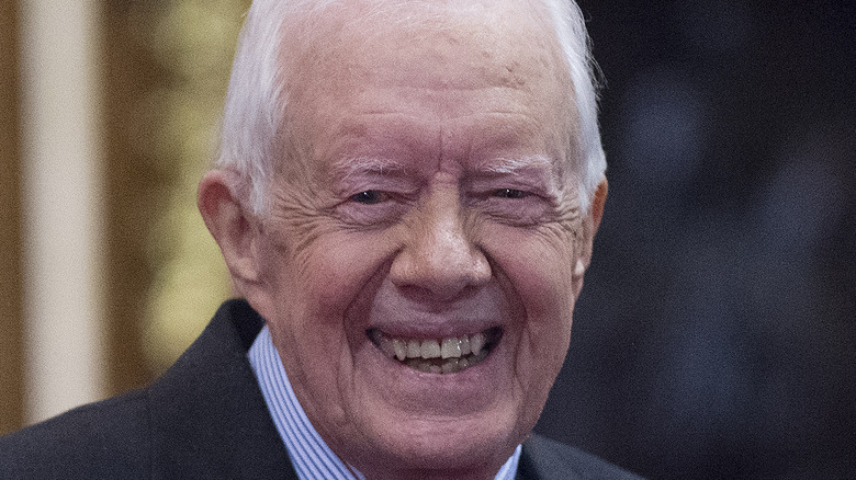 Jimmy Carter smiling