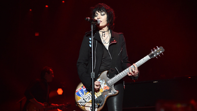 Joan Jett performing 