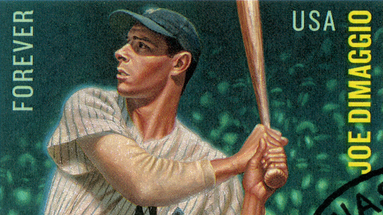 Joe DiMaggio postage stamp