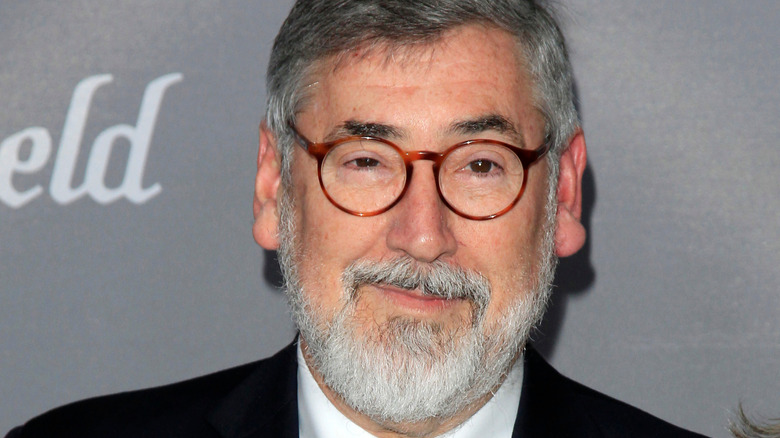 Director John Landis wearing glasses