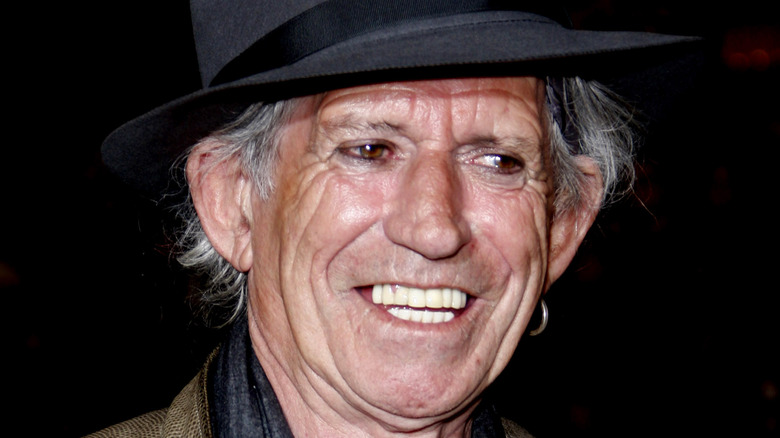 Keith Richards smiling