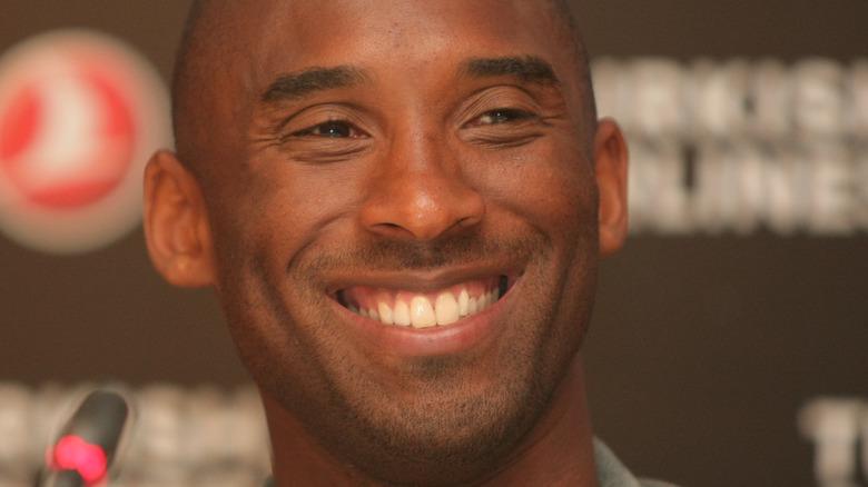 Kobe Bryant smiling