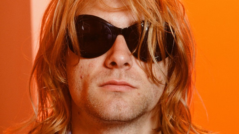 Kurt Cobain sneering