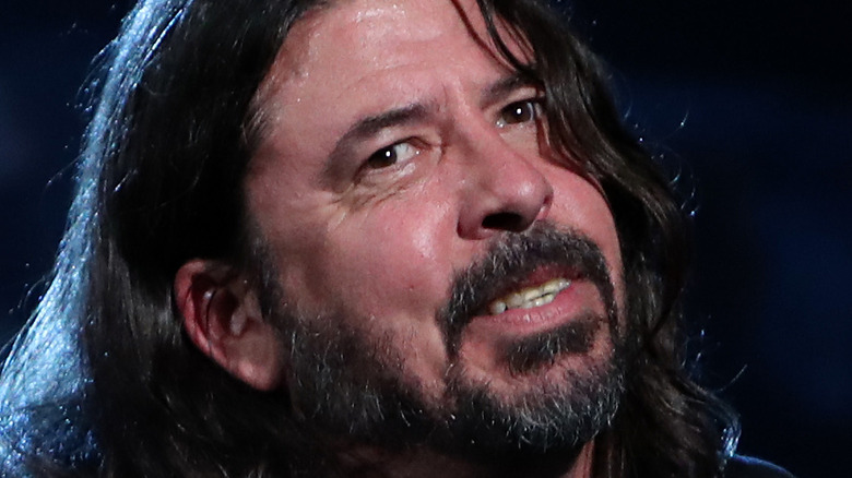 Dave Grohl performing