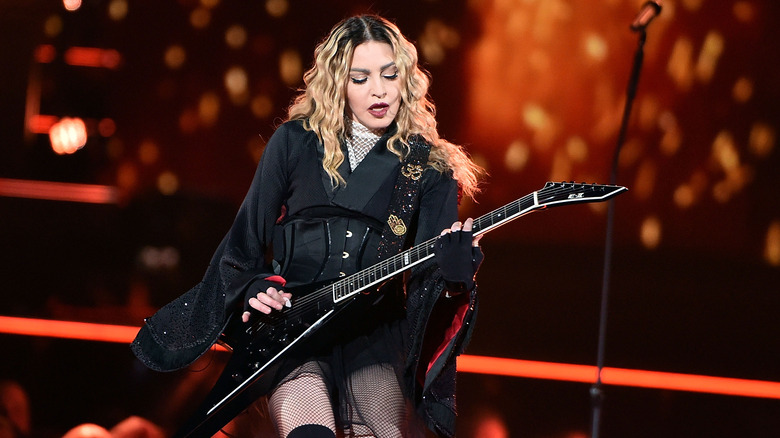 Madonna on stage