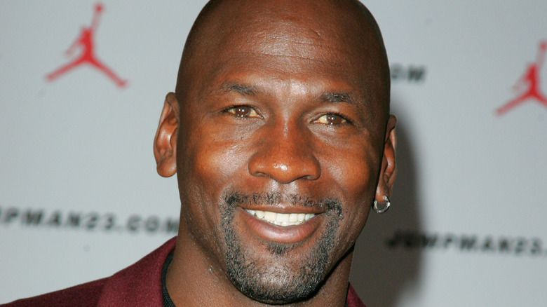 Michael Jordan smiling