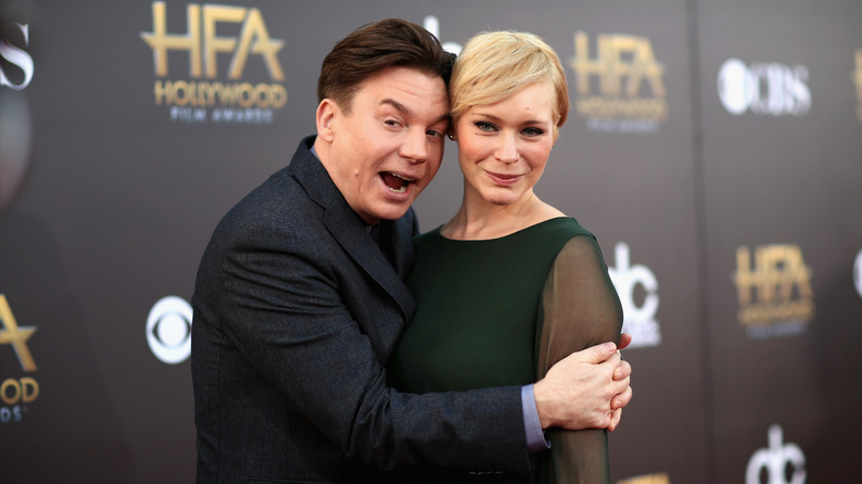 Kelly Tisdale and Mike Myers