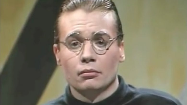 Dieter looking serious