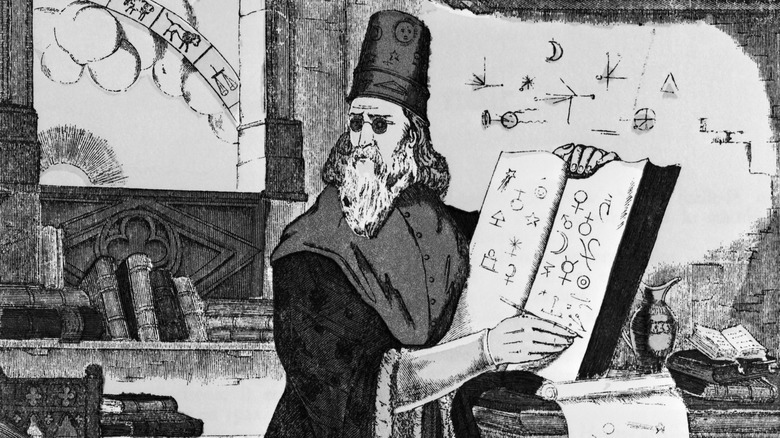 Engraving of Nostradamus