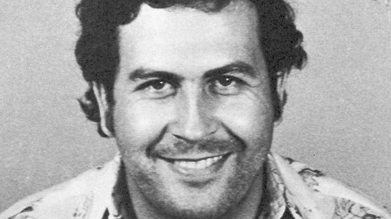 Pablo Escobar smiling