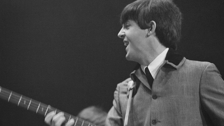Paul McCartney on stage