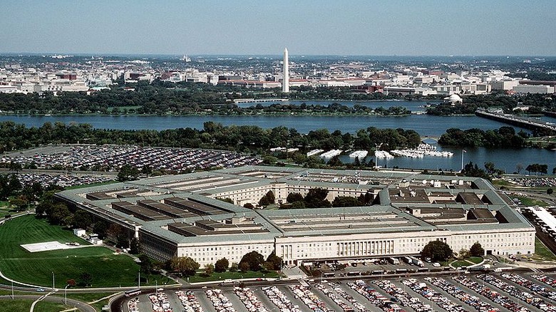 Aerial view of the Pentagon
