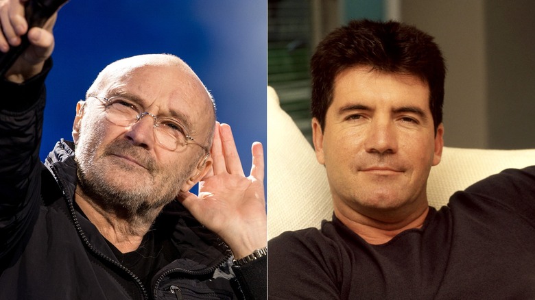 Phil Collins Simon Cowell