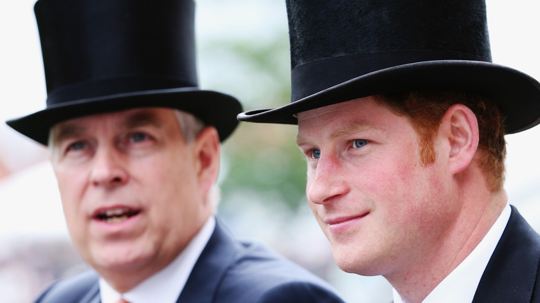 Photo of Prince Andrew and Prince Harry 