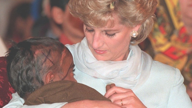 Diana with child