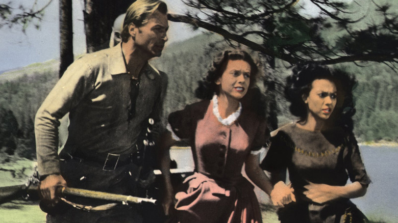 Moreno (right) acts with co-stars