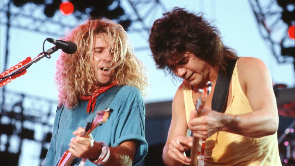Sammy Hagar and Eddie Van Halen