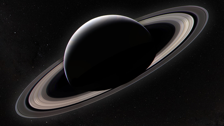 Saturn and its rings