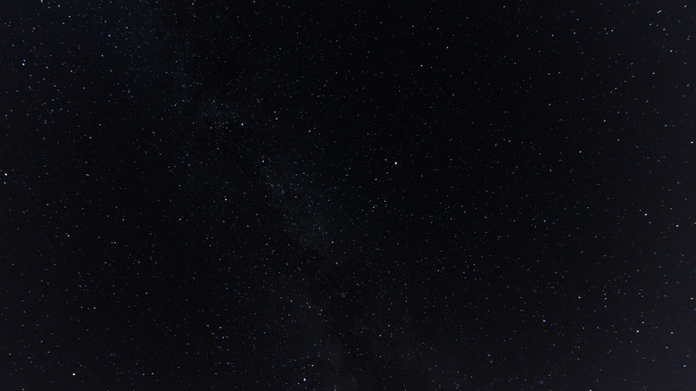 Starry night sky