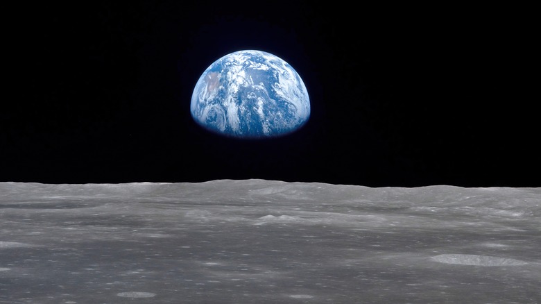 Earth from the moon