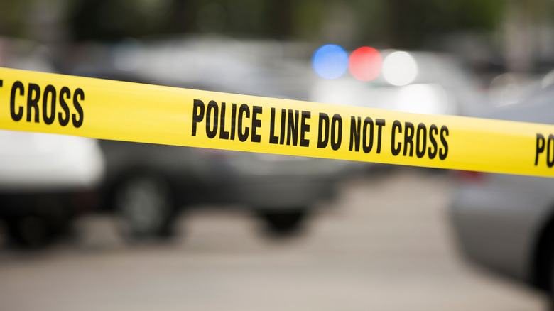 police line at crime scene